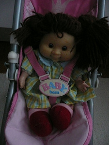 Коляска для куклы Baby born и кукла