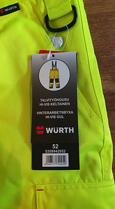 Новые WÜRTH рабочие штаны на лямках (3 фото из 3)
