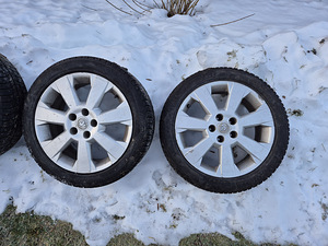 Opeli 5x110 valuveljed 17" Michelin lamellrehvidega (3 foto / 6)
