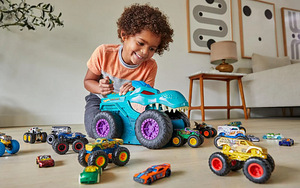 Hot wheels большой монстр-трак Mega-Wrax (3 фото из 7)