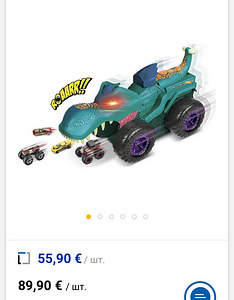 Hot wheels большой монстр-трак Mega-Wrax (7 фото из 7)