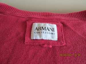 Хлопковый мужской свитер Armani 3 XL (2 фото из 3)