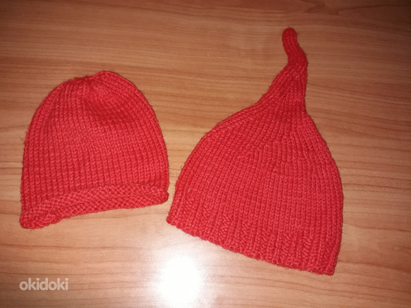 Носки-пинетки для новорожденных,шапочки (фото #4)