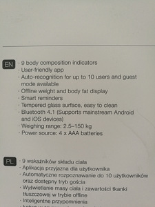 HUAWEI Body Fat Scale AH100 UUS (2 foto / 2)