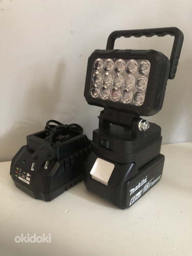 Uus makita aku 6 ah + led lamp + laadja koos komplektiga