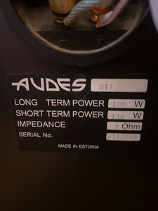 AUDES 064, 017 & SONY STR-DB30 (5 foto / 8)