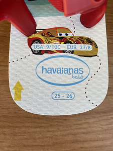 Havaianas cars (autod) laste plätud, suurus EUR 27 (5 foto / 6)