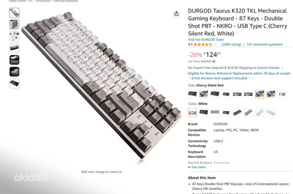 Клавиатура Taurus K320 80% (фото #3)