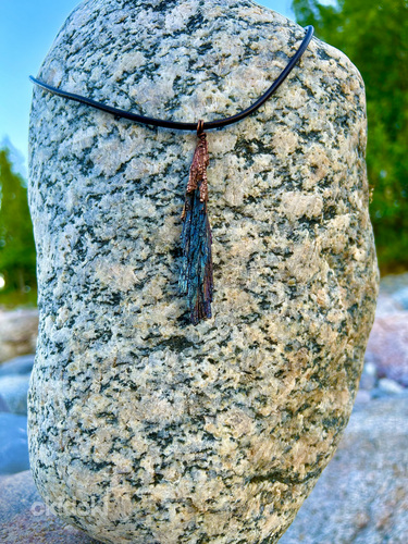 Кулон из натурального камня, ручной работы. (фото #2)