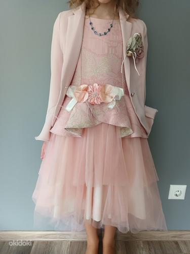 Праздничное платье для девочки р.134 (фото #3)