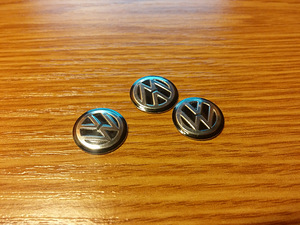 Volkswagen VW võti kleebis logo embleem 14mm