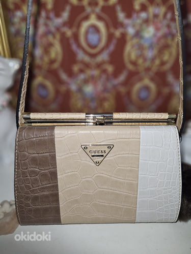 Uus Guess Womens Leather Rhoda Shoulder Handbag. (foto #3)
