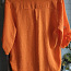 Новая оранжевая рубашка. Вискоза. Размер 42. (фото #2)