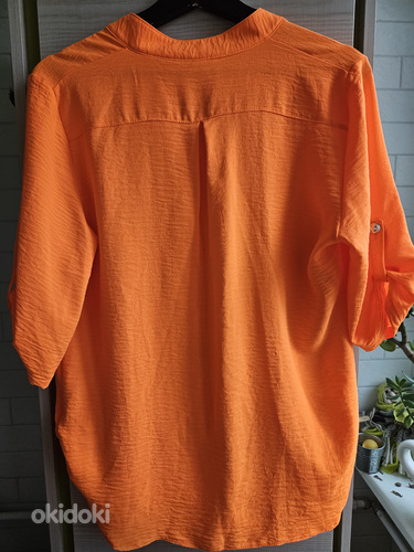 Uus oranž särk. Viskoos. Suurus 42. (foto #2)