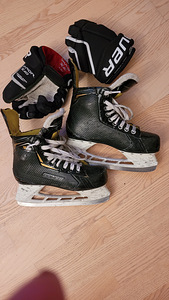 Hokiuisud Bauer Supreme 5.5 +kindad (4 foto / 6)