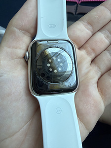 Apple Watch Series 8 45 мм GPS+Cellular серебристая нержавеющая сталь (5 фото из 6)