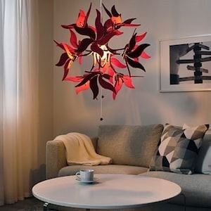 Punane IKEA RAMSELE laelamp (2 foto / 6)