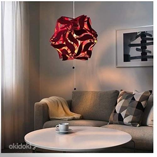 Красные потолочные светильники IKEA RAMSELE (фото #3)