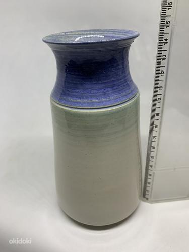 Синяя ваза 15см (фото #1)