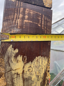 2 tumepruuni täispuit ust 187 x 67 x 12cm (5 foto / 10)