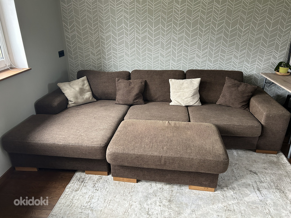 Bellus большой приличный угловой диван с ящиком для белья (фото #2)