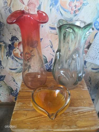 Продам потребительские стеклянные вазы! Целые! (фото #1)