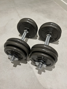 2x15kg hantlid, uued (1 foto / 1)