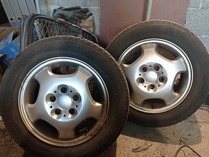 Диски audi / мерседес + резина 5x112, 15 дюймов (2 фото из 2)