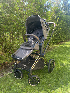 Cybex Priam Rose Gold + Simply Flowers Dream Grey (1 фото из 4)