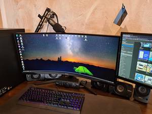 Samsung 34" Odyssey G5 WQHD 165Hz 1ms monitor (3 foto / 4)