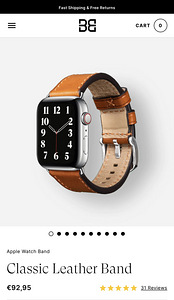 Apple Watch | Bandwerk | Классический кожаный ремешок