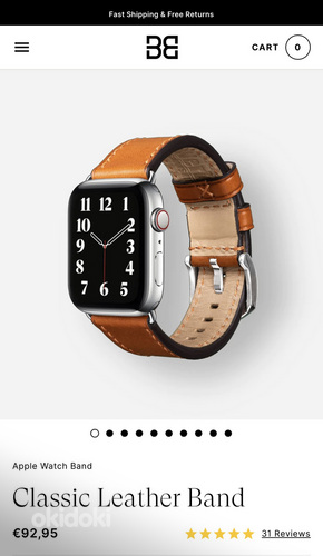 Apple Watch | Bandwerk | Классический кожаный ремешок (фото #1)