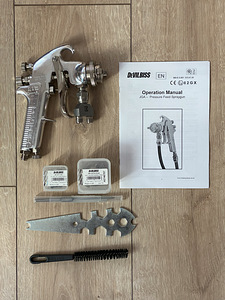 Новый! Краскопульт DeVilbiss JGA-558AC-62HD – Полный комплек