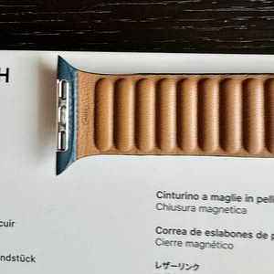 Apple watch originaal magnetitega nahkrihm 44mm M/L (4 foto / 5)