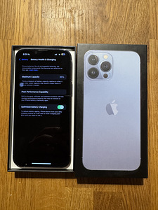 iPhone 13 pro max 128 Gb (helesinine) (1 foto / 3)