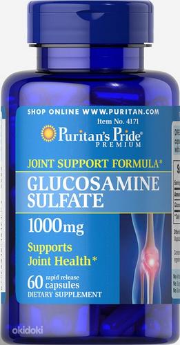 Glucosamine Sulfate 1000 mg 60шт, Puritans Pride (Америка) (фото #1)