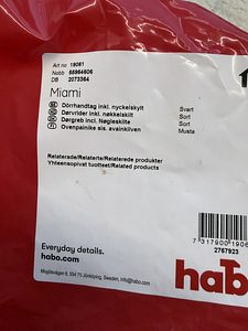 Ukselink Habo Miami kombi must (3 foto / 4)