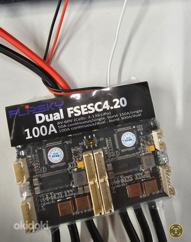 Flipsky vesc kontroller 4.20 dual 8V-60V 100A (foto #1)