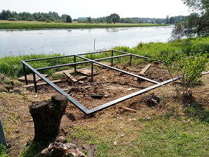 Kruvivundamentide tööd / Kruvvundamentide paigaldus (1 foto / 7)