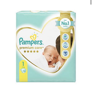 Pampers, suurus 1 (78 tk) (1 foto / 1)