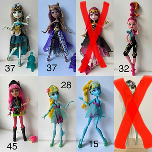 Monster high nukk / nukud (1 foto / 1)