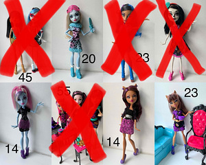 Monster high nukk / nukud (1 foto / 1)