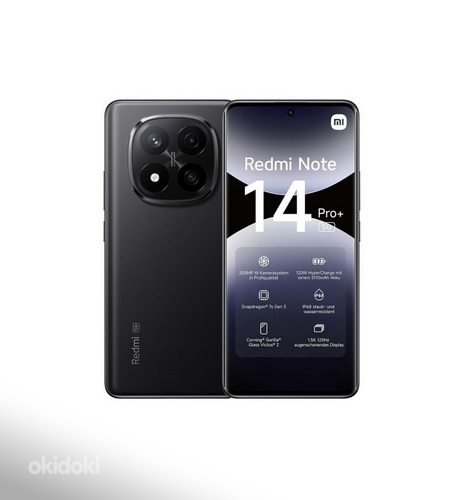 Xiaomi Redmi Note 14 Pro+ 5G 12/512GB Midnight Black