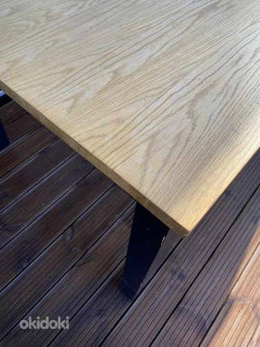 Деревянный обеденный стол 200х100см. (фото #2)