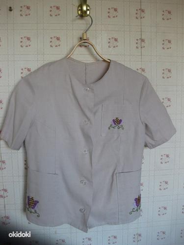 Блузка с вышивкой, 100% хлопок (фото #2)