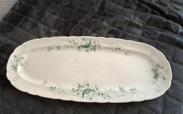 Антикварное рыбное блюдо Villeroy Boch Fausta 58 см, модерн