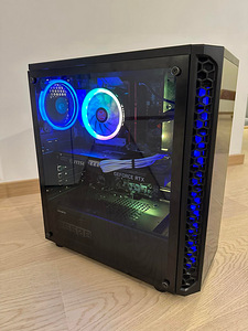Gaming PC, i3-10100F, RTX 3060 Ti, 16GB RAM, 500GB NVMe (4 foto / 9)