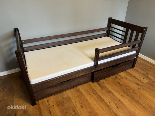 Кровать из массива дерева 90x200 (фото #1)