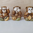 3 мудрых обезьяны, керамические статуэтки, 3шт, THUN (фото #2)