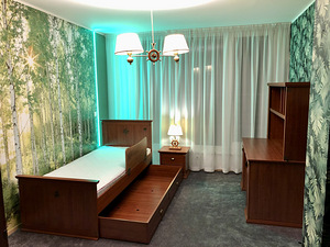 Voodi koos madratsiga 90x200 cm, lisaks kaasa voodipiire (2 foto / 5)